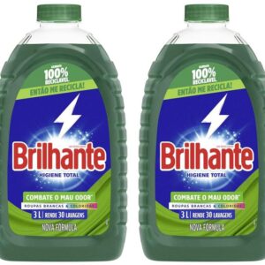 Kit Sabão Líquido Brilhante Higiene Total 3L Cada - 2 Unidades - Sabão Líquido