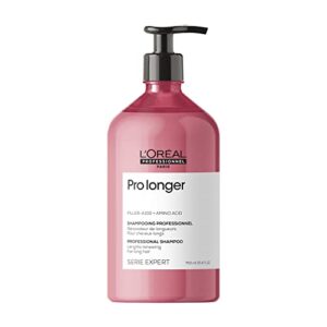 L'Oréal Professionnel Shampoo Pro Longer, Reduz a Quebra e Aparência de Pontas Duplas, Adiciona Volume e Brilho, Para Cabelos Finos e Com Afinamento, 750ml