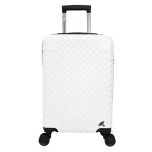 Mala de Bordo Allabard 10kg ABS Rígido Viagem Rodinhas 360° Padrão ANAC Design Futurista Cores Pastel (Cargo - Ice)