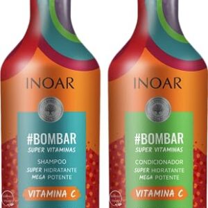 #Bombar Crescimento Capilar Kit Shampoo e Condicionador 2x1L, Inoar