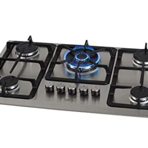 FISCHER COOKTOP GÁS 5 BOCAS TC INFINITY MESA INOX BIVOLT 23678-54121