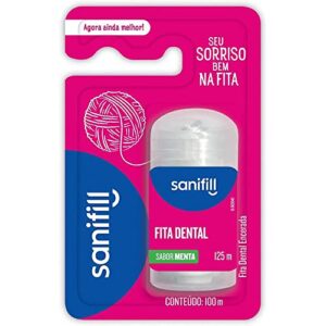 Fita Dental Sanifill Sabor Menta 100 metros, Sanifill