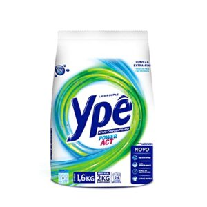 Ypê Lava Roupas em Pó Power Act 1,6Kg (Sachê)