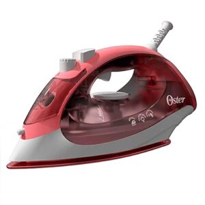 Ferro de Passar a Vapor Oster, Aeroceramic, Base Cerâmica, 110V, Vermelho, 1200W, GCSTBS5053
