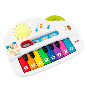 Aprender e Brincar Piano Cachorrinho Fisher Price, Mattel, Branco