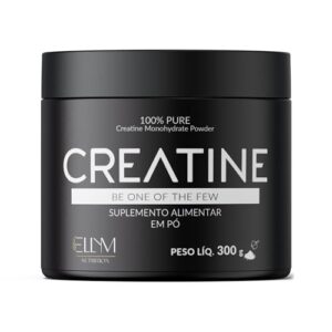 Creatina 300g Pura Monohidratada ELLYM NUTRITION Suplemento Alimentar Premium de Alto Rendimento 100% Pureza (300g)