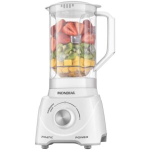 Liquidificador Mondial Pratic Power L-97-W 2 Velocidades + Pulsar 550W Branco - Liquidificadores