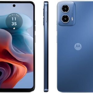 Smartphone Motorola Moto G34 128GB Azul 5G 4GB + 4GB RAM Boost 6,5" Câm. Dupla + Selfie 16MP Dual Chip - Motorola