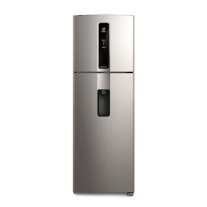 Geladeira Electrolux Frost Free Duplex Efficient com Autosense Inox Look 389L (IW43S) 220V