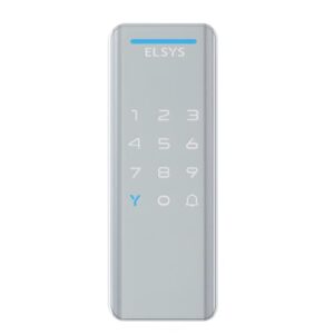 Fechadura Digital de Sobrepor, Abertura por senha ou tag, Pop, Prata, DS1100V, Elsys