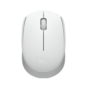 Mouse sem fio Logitech M170 com Design Ambidestro Compacto, Conexão USB e Pilha Inclusa - Branco