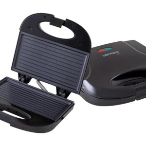 Sanduicheira/Grill Lenoxx Easy PSD121 Preta - 750W Antiaderente - Sanduicheira / Sanduicheira Grill