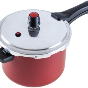 Panela de Pressão Panelux 4,5L Cereja Fechamento Externo Magnific - Panela de Pressão