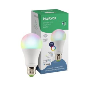 Lâmpada Smart Inteligente EWS 410 com 16 milhões de cores Wi-Fi compatível com Alexa Intelbras