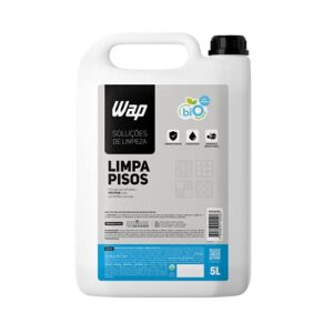 Limpador de Porcelanatos Pisos e SuperfÃcies WAP LIMPA PISOS 5 LITROS, Branco e azul