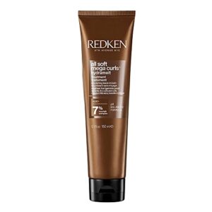 Redken Leave-in Hydramelt All Soft Mega Curls, Recupera o movimento natural dos fios, Promove brlho e nutrição dos cachos, Nutrição Instantânea, Enriquecido com Aloe Vera, Para cabelos