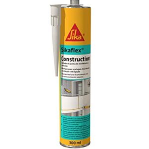 Sika – Adesivo elástico – Sikaflex Construction+ Branco – Janelas, portas, fachadas – Fácil de usar - 300ml