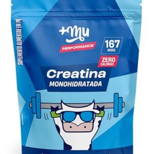 +Mu Creatina Monohidratada 100% pura Sem Sabor - 500g
