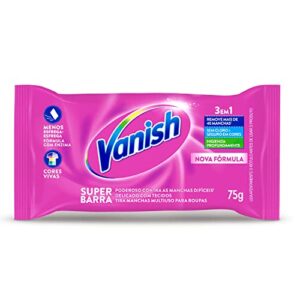 Vanish Tira Manchas Em Barra 75G Para Roupas Coloridas