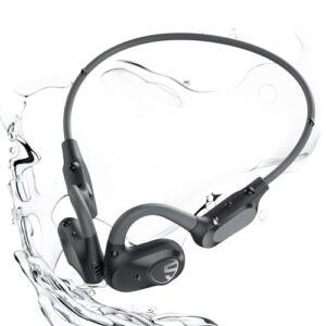 SoundPEATS RunFree Lite2 Fones de ouvido Bluetooth 5.3 sem fio de condução de ar aberto, 16.2 mm Driver Graves Aprimorados, 2 mcs Limpar chamadas, para esportes e trabalho, APP (preto)