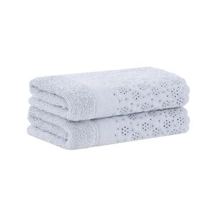 Jogo de Toalhas Buddemeyer Lovely Lavabo Cinza 2 peças