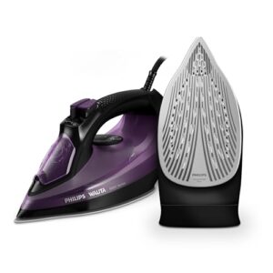 Philips Walita Roxo Ferro a Vapor Série 5000 - Vapor constante de 25 g/min - Sistema de vapor extra de 180 g - SteamGlide Plus - 1470W (DST5030/82), 110v