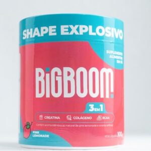 Creatina 100% Pura 300G Monohidratada - BIG BOOM- 3 em 1 | Colágeno, BCAA + Creatina Monohidratada - para mulheres, crescimento de glúteos, crescimento muscular, aumento de energia, auxílio cognitivo Colágeno
