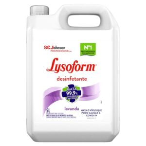 Lysoform Lavanda, Desinfetante Líquido, Limpeza Pesada e Eficiente, 5L