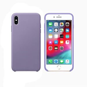 Capinha Colorida Compatível Com iPhone X/XS Vermelha,Preta, Laranja, Amarela, Azul, Rosa, Pink, Branca, Lilás, Marrom, Verde, Roxo, Case Slim Flexível Aveludada PREMIUM ONYK (lilas)