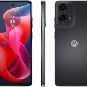 Smartphone Motorola Moto G24 128GB Grafite 4GB + 4GB RAM Boost 6,6" Câm. Dupla + Selfie 8MP Dual Chip - Motorola