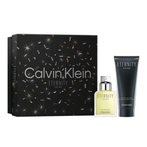 Calvin Klein Eternity For Men Coffret Kit - Perfume EDT 50ml + Gel de Banho 100ml - Kit de Perfume