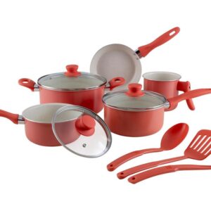 Jogo de Panelas Brinox de AlumÃnio Rosé 8 Peças Easy - Jogo de Panelas