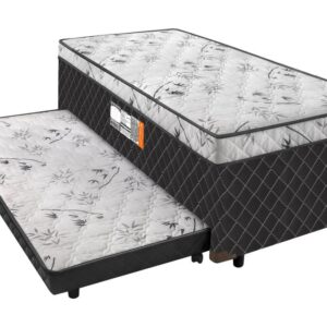 Cama Box Solteiro SMP com Cama Auxiliar - Ortopédico LightSpuma BIBOX Carol - Cama Box Solteiro