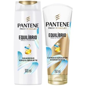Kit Pantene Pro-V Equilíbrio Shampoo Equilibrante - 300ml + Condicionador Hidratante 150ml - Kit Shampoo e Condicionador