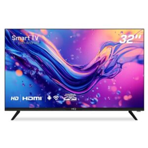 Smart TV LED 32" HQ HD 3 HDMI 2 USB WI-FI Android 11 Design Slim - Smart TV
