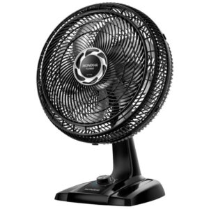 Ventilador de Mesa Mondial Turbo NVT-40-8P-B 40cm 8 Pás 3 Velocidades Preto e Prata - Ventilador de Mesa