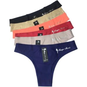 Kit 6 Calcinhas Tanga Sem Costura Corte A Laser Não Marca Hangar Moriah e Amorarma - Calcinha