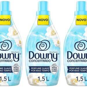 Kit 3 Amaciante Donwy Concentrado - Brisa Suave 1,5L Cada - Amaciante
