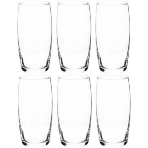 Jogo de Copos de Vidro 300ml 6 Peças Nadir - Oca Long Drink - Copo de Água / Suco