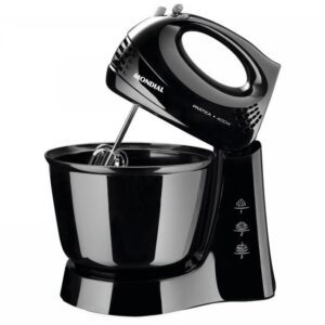 Batedeira Mondial Preta 400W Prática B-44-B - 3 Velocidades - Batedeira Comum