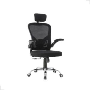 Cadeira De Escritório Presidente Ergonômica Giratória Luxo - Ajustável e Confortável para Longas Horas de Trabalho