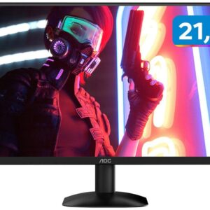 Monitor 100Hz Full HD Widescreen 1ms AOC Série B35 22B35HM2 21,5" VGA HDMI - Monitor para PC