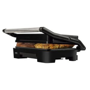 Grill Asteria Compact Mallory Grill multifunção, Luzes indicadoras de funcionamento, Alça com toque-frio e Trava de segurança 127V