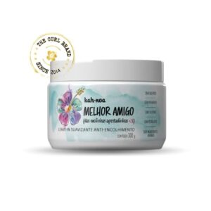 Kah-Noa - Kit Especial Leave-in Antiencolhimento Melhor Amigo + Máscara de Reconstrução Wave Protein