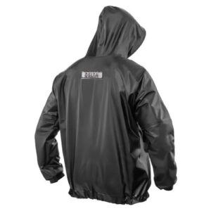 Capa Chuva Motoqueiro Flex Delta Com Capuz (G, Preto)