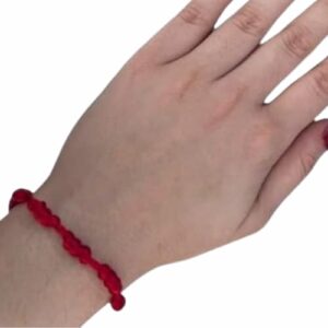 pulseira vermelha contra inveja kit c 4 pulseiras da sorte 7 nós fininha | amuleto da kabbalah | proteção contra o mau-olhado | prosperidade | ajustável corda vermelha 7 nós pulseira da sorte pulseira de casal ajustável de personalidade simples tecida à mão 4 vermelho |unissex