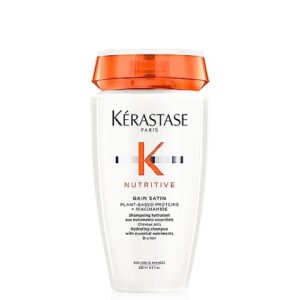 Kérastase Shampoo Nutritive Bain Satin, Shampoo Hidratante, Para Cabelos Secos e Ressecados, Nutrição Intensa, 250ml