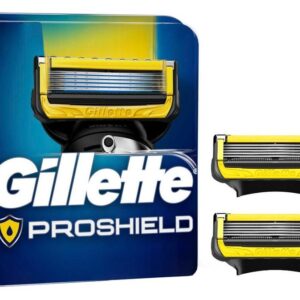 Lâmina de Barbear Gillette Fusion Proshield 2 Peças - Lâmina e Carga para Aparelho de Barbear