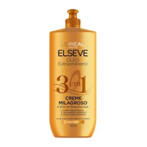 Creme Milagroso 3 em 1 Elseve Óleo Extraordinário 500ml