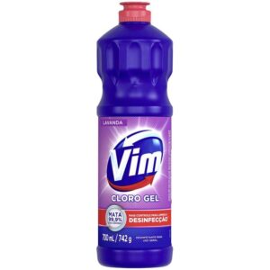 Cloro Gel Vim Aditivado Lavanda - 700ml - Limpador Sanitário